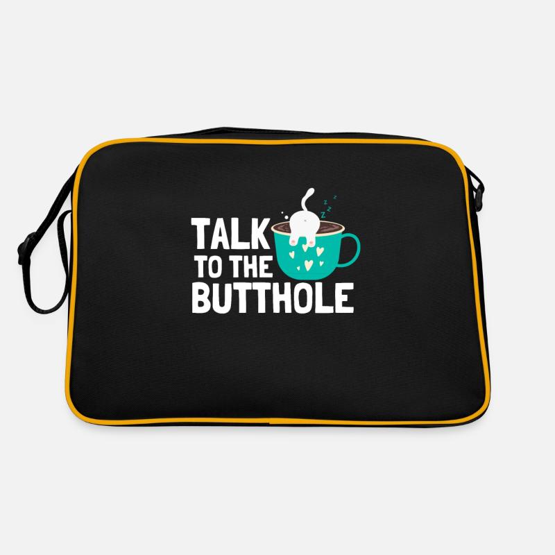 Trou de fesse de chat Sac Retro