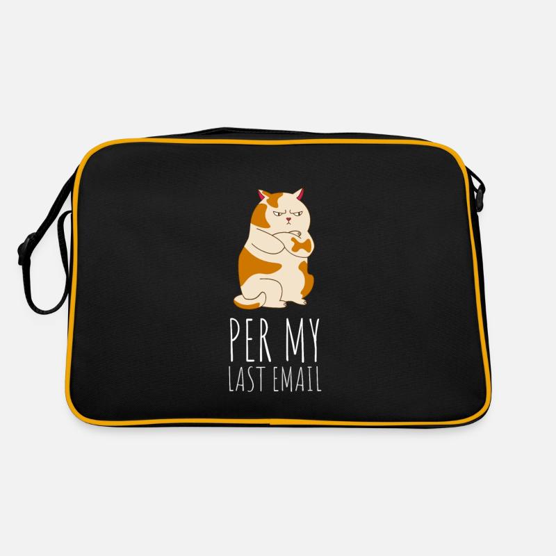 Bureau sarcastique - Par mon dernier e-mail Sac Retro