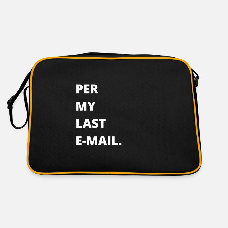 Bureau sarcastique - Par mon dernier e-mail Sac Retro