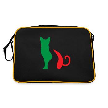 Italia - Italien par mariage - Sac Retro - noir/or - Dos