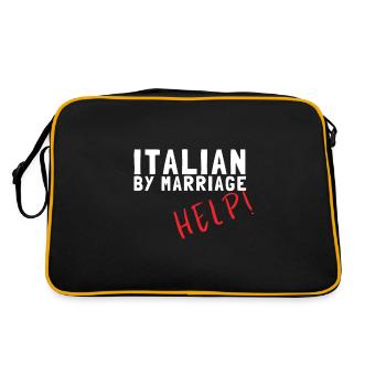 Italia - Italien par mariage - Sac Retro - noir/or - Dos