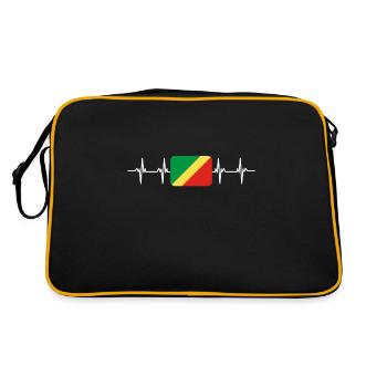 Drapeau africain - Congo - Sac Retro - noir/or - Dos