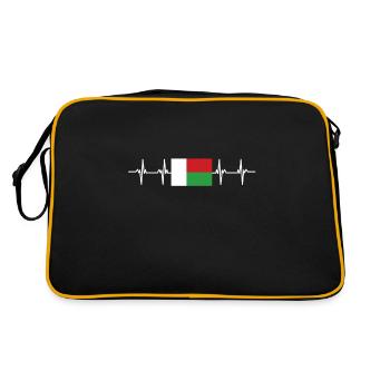 Drapeau africain - Madagascar - Sac Retro - noir/or - Dos