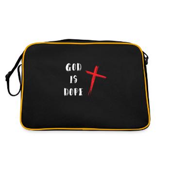 Christian - God Is Black And Red - Retro Bag - black/gold - Back