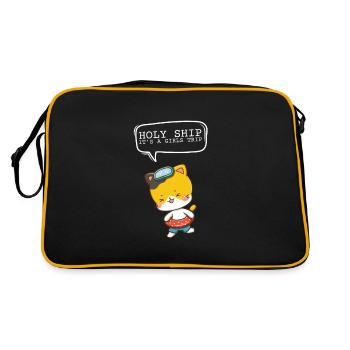 Cruise Vacation Family Trip - Holy Ship Girls Trip - Retro Bag - black/gold - Back