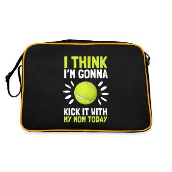 Je pense que je vais en parler à ma mère aujourd’hui - Sac Retro - noir/or - Dos