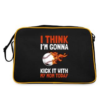 Je pense que je vais en parler à ma mère aujourd’hui - Sac Retro - noir/or - Dos
