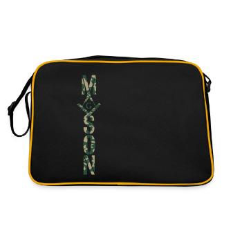 Maçon Camo Franc-maçon Maçon - Sac Retro - noir/or - Dos