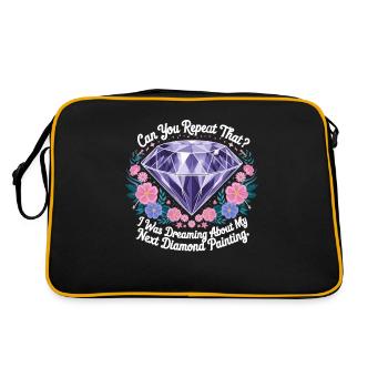 Painting Diamonds Diamond Painting Art - Retro Bag - black/gold - Back