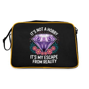Painting Diamonds Diamond Painting Art - Retro Bag - black/gold - Back