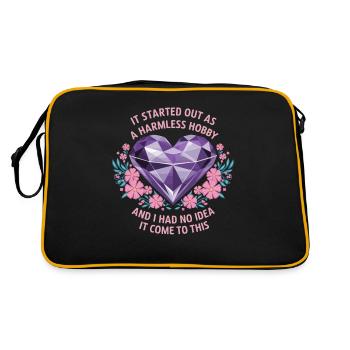 Painting Diamonds Diamond Painting Art - Retro Bag - black/gold - Back