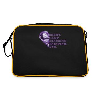 Painting Diamonds Diamond Painting Art - Retro Bag - black/gold - Back