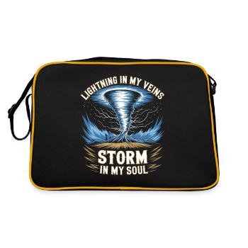 Storm Chaser Costume Storm Chaser - Retro Bag - black/gold - Back