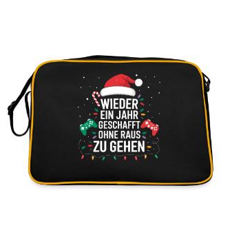 Gamer Gaming Gamer Gaming Noël - Sac Retro - noir/or - Dos