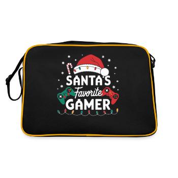 Gamer Gaming Gamer Gaming Noël - Sac Retro - noir/or - Dos