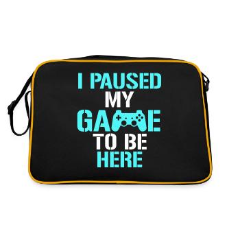 Gamer Gaming Gamer Gaming Noël - Sac Retro - noir/or - Dos