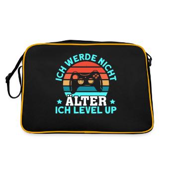 Gamer Gaming Gamer Gaming Noël - Sac Retro - noir/or - Dos