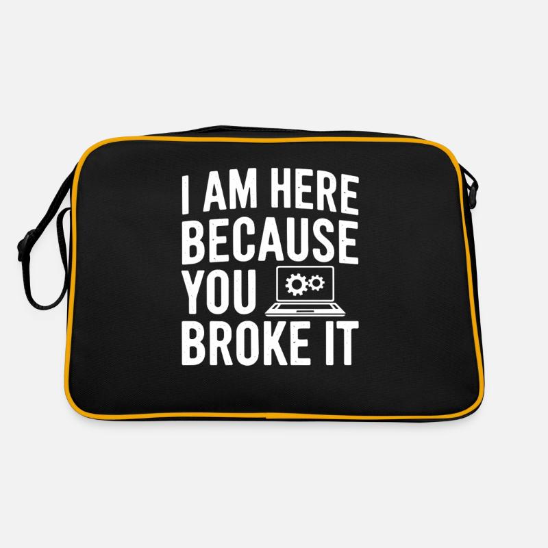 Administrator Support Nerd Computer Tech Retro Bag
