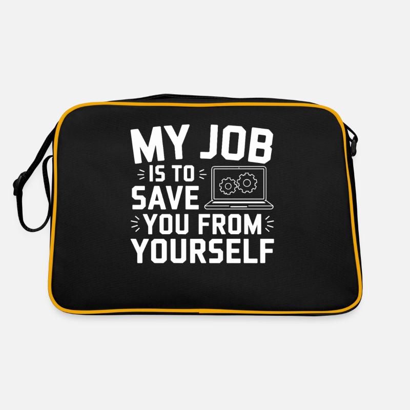 Administrator Support Nerd Computer Tech Retro Bag