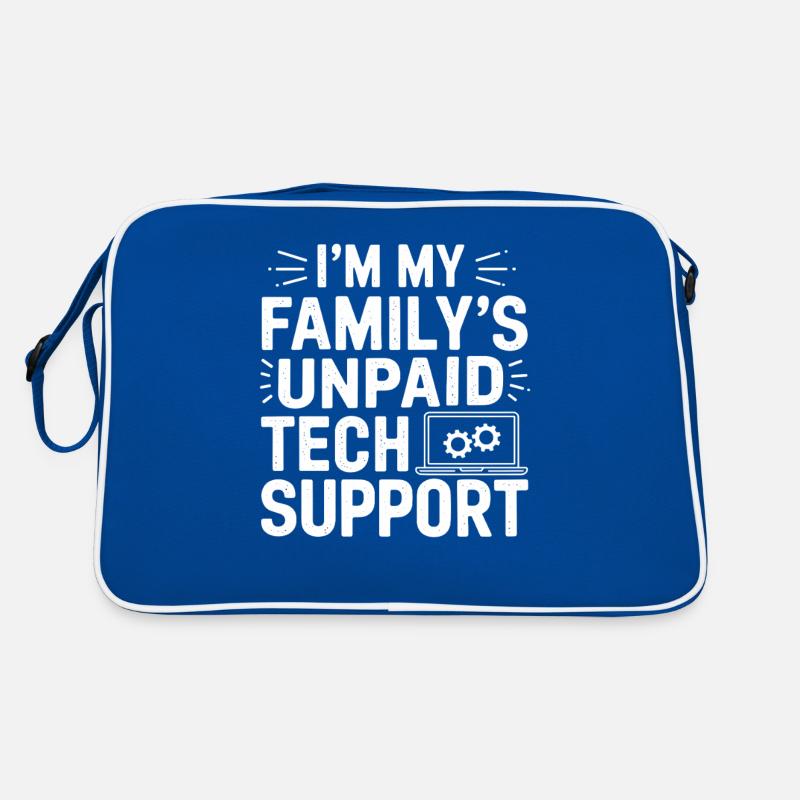 Support Administrateur Nerd Computer Tech Sac Retro