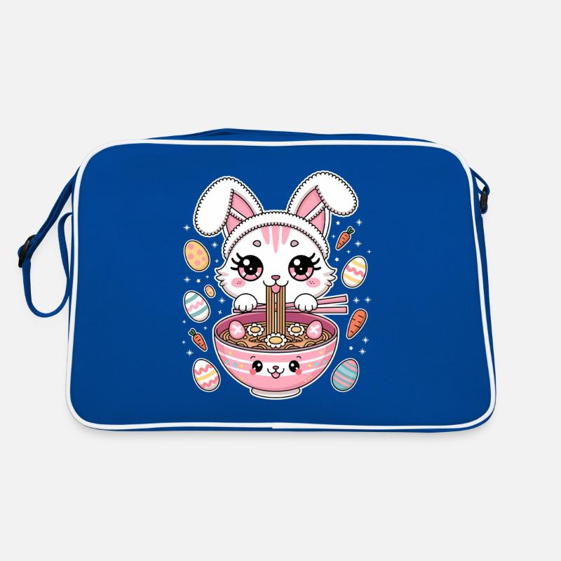 Easter Kawaii Anime Cat Ramen Retro Bag