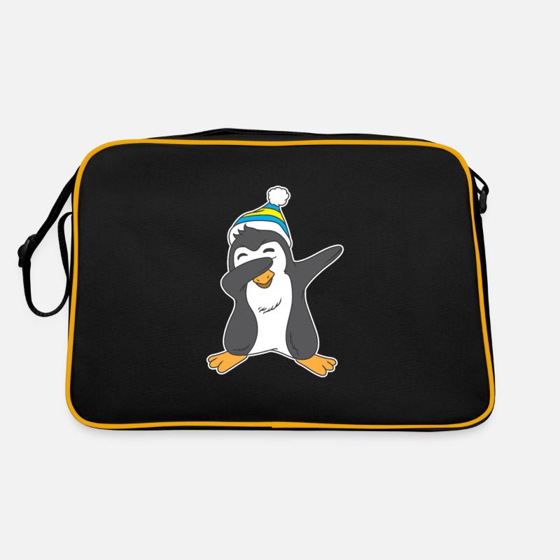 Pinguin Dab Pinguin Dabbing Retro Tasche