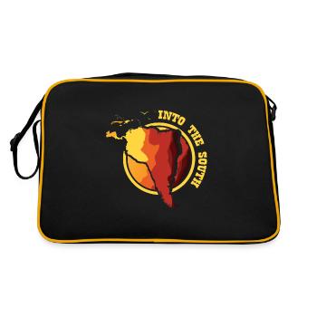 Amérique du Sud - Sac Retro - noir/or - Dos