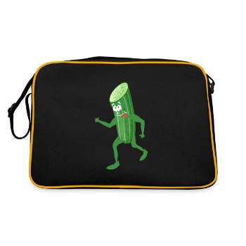 cucumber - Retro Bag - black/gold - Back