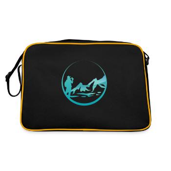 hike - Retro Bag - black/gold - Back