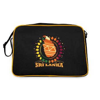 Sri Lanka - Retro Bag - black/gold - Back