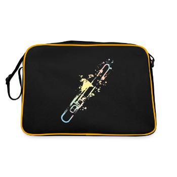 Splash trombone - Retro Bag - black/gold - Back