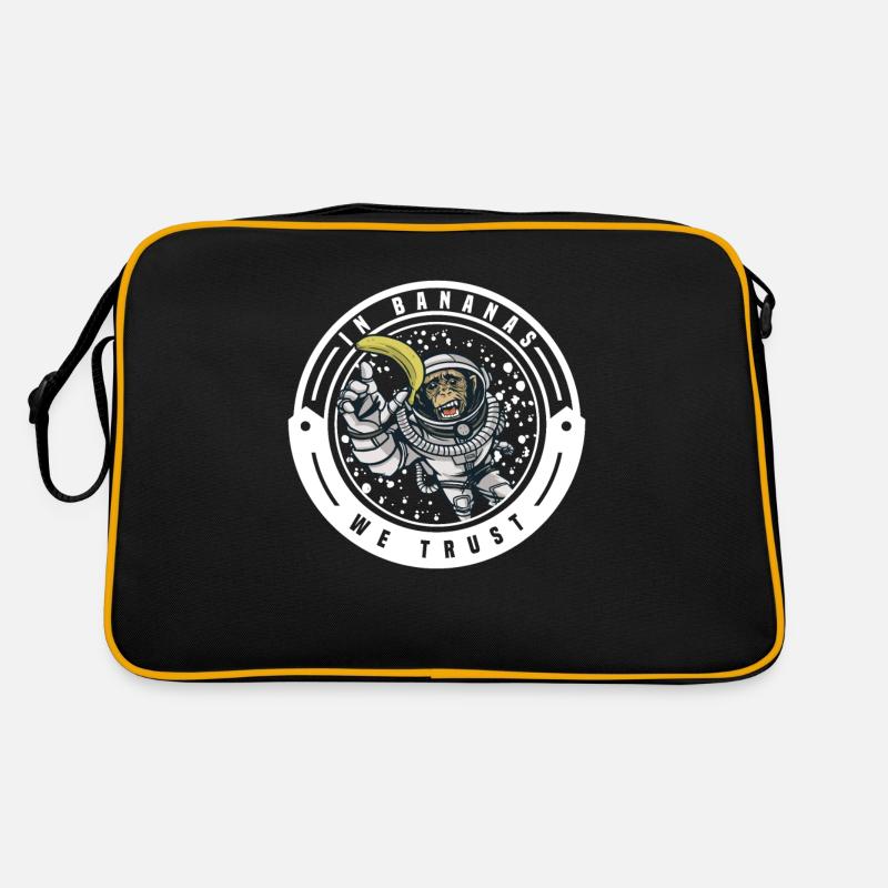 Singes Chimpanzés Singes Singes Banane Singe Sac Retro