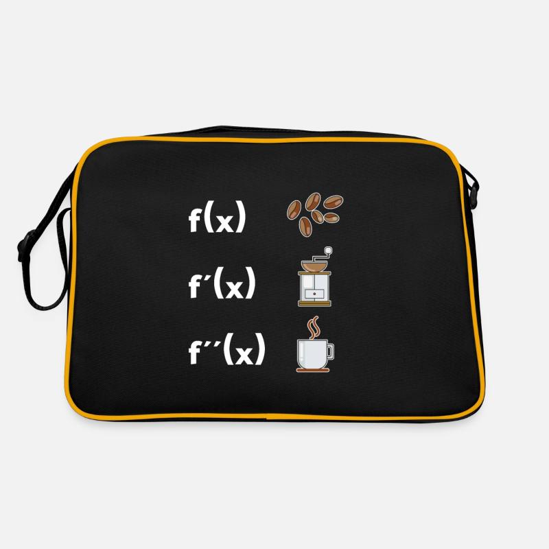 Maths enseignants dérivation de café amants Sac Retro