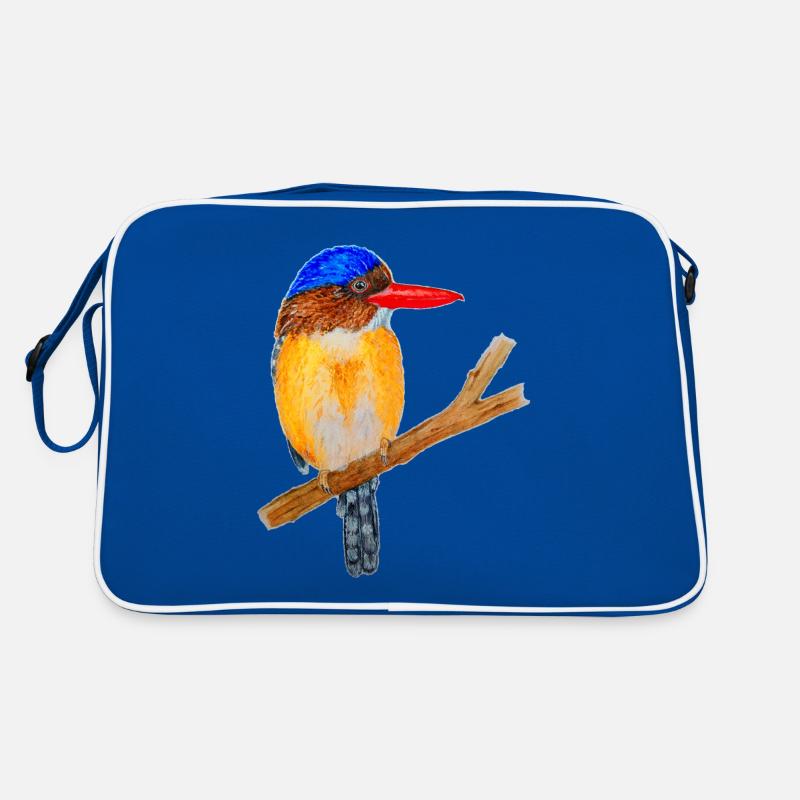 Oiseau coloré Sac Retro