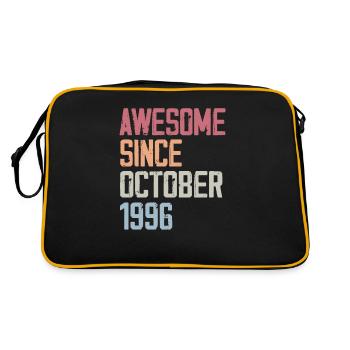 Bogosse born in October 1996 - Fête d'anniversair - Retro Bag - black/gold - Back