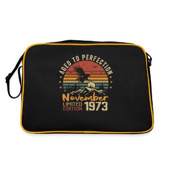 The legends were born in November 1973 - 1973 - Retro Bag - black/gold - Back