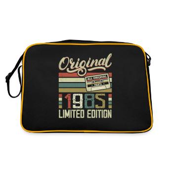 Vintage 1985 Cadeau D'anniversaire Rétro 1985 - Sac Retro - noir/or - Dos