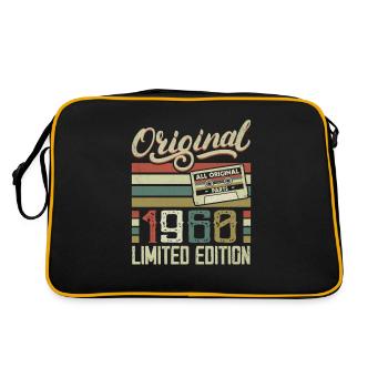Vintage 1960 Cadeau D'anniversaire Rétro 1960 - Sac Retro - noir/or - Dos