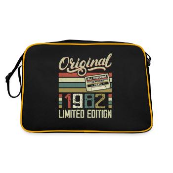 Vintage 1982 Cadeau D'anniversaire Rétro 1982 - Sac Retro - noir/or - Dos