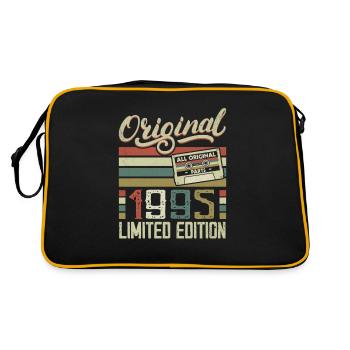 Vintage 1995 Retro 1995 Birthday Gift - Retro Bag - black/gold - Back