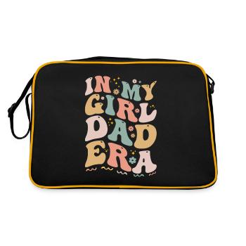 In My Girl Dad Era Funny Girl Dads Club - New Dad - Retro Bag - black/gold - Back