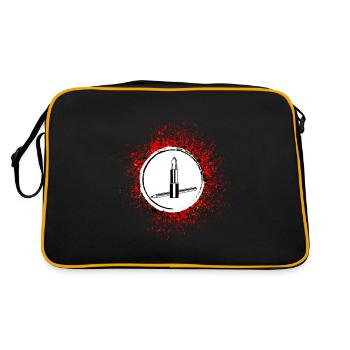 Icône cosmétique de maquillage - Sac Retro - noir/or - Dos