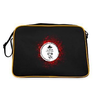 Scarecrow - Retro Bag - black/gold - Back