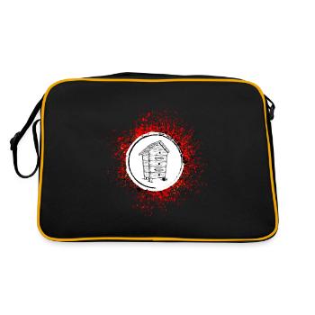 Honey Beekeeper Bees - Retro Bag - black/gold - Back