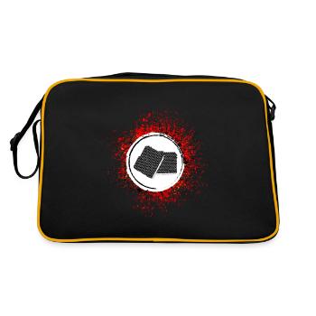 Beekeeper symbol - Retro Bag - black/gold - Back