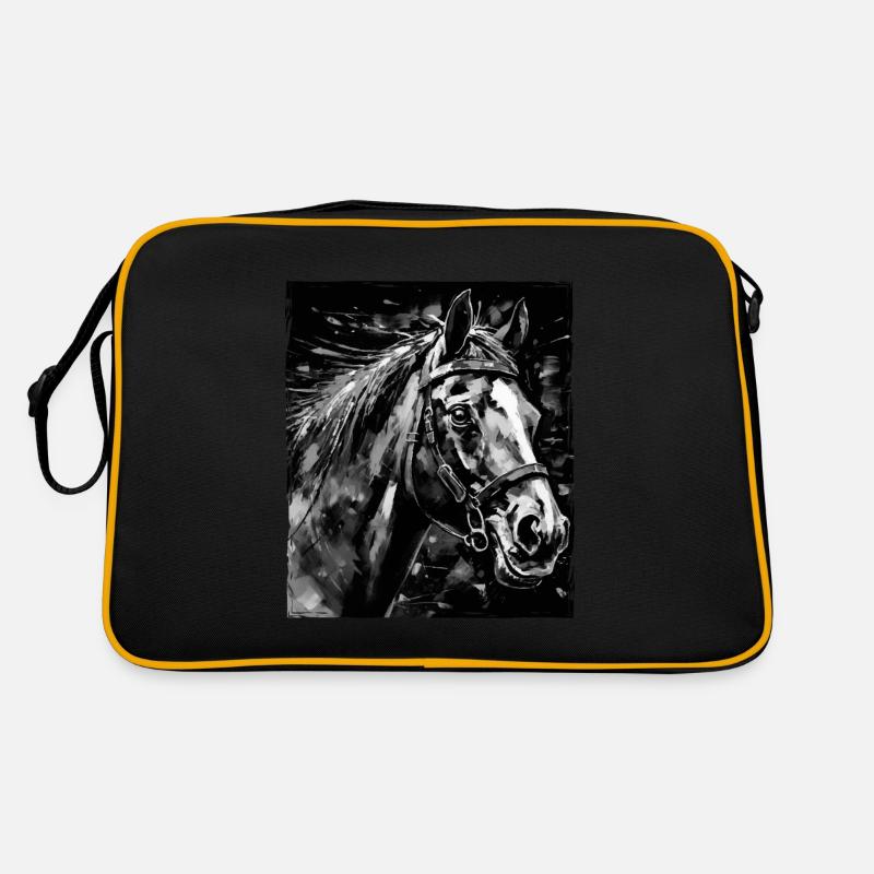 Portrait de cheval Sac Retro