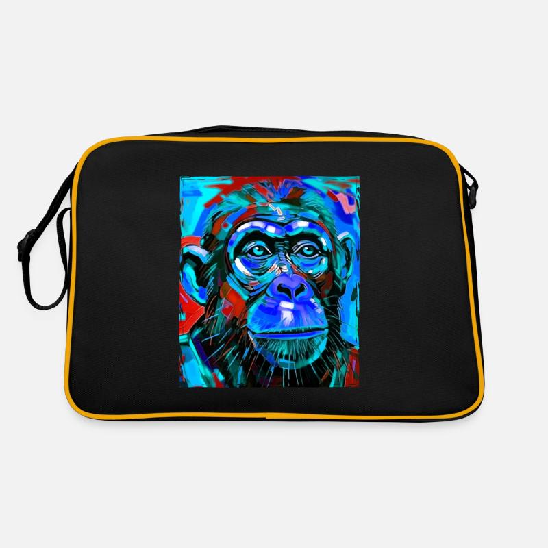 Portrait de singe Sac Retro