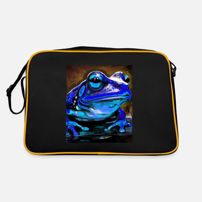 Portrait de grenouille Sac Retro