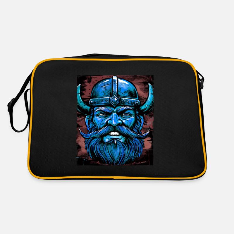 Wikinger Krieger Valhalla Odin Retro Tasche