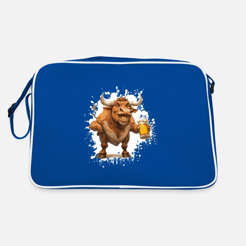 Bull Beer Drôle Sac Retro